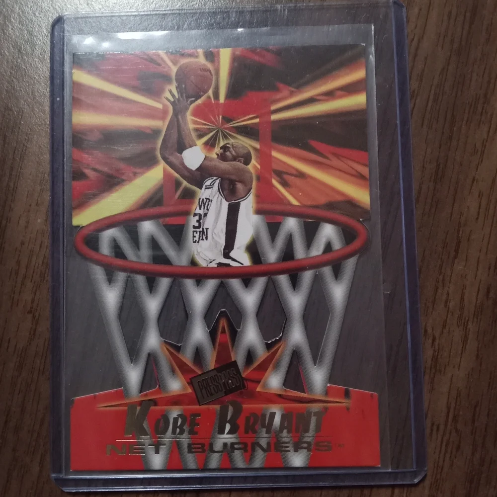 Kobe Bryant Rookie Press Pass NET BURNERS DIE CUT Lakers INSERT 1996